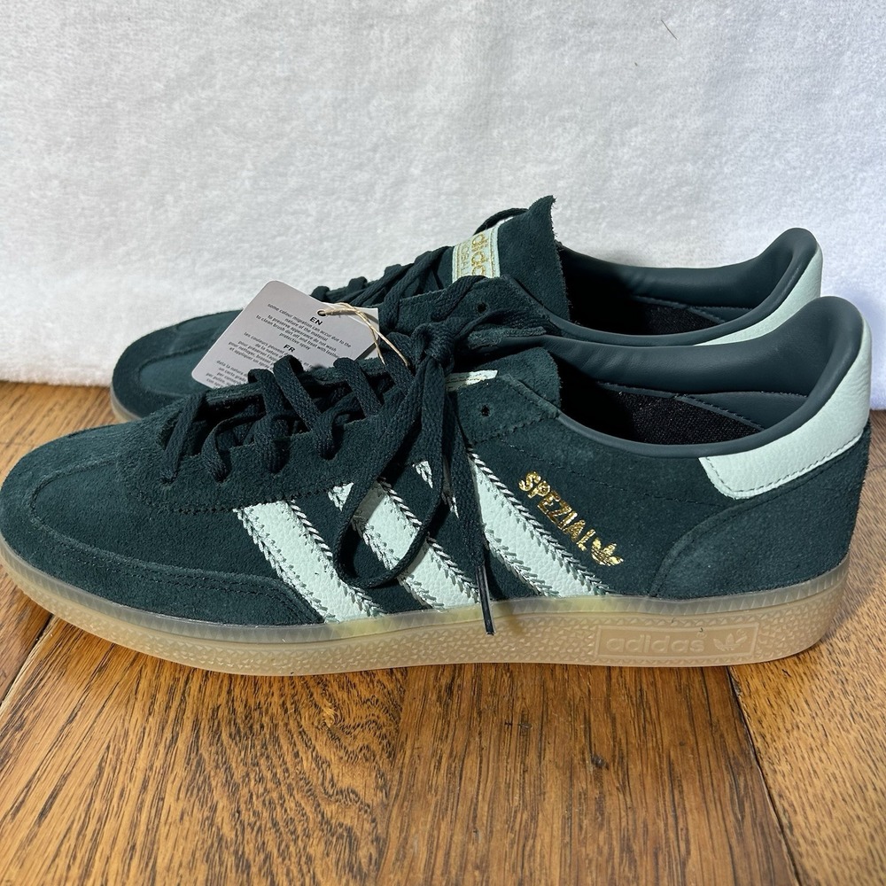 Adidas Womens Size 9.5 Handball Spezial Aurora Ivy/ Ash Green Athletic Shoes